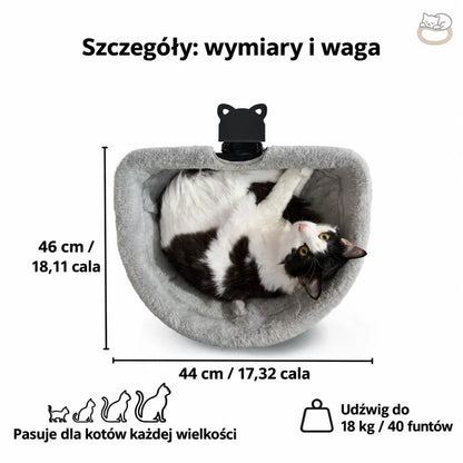 Wymiary hamaka Biurkot 46 × 44 cm, udźwig 18 kg
